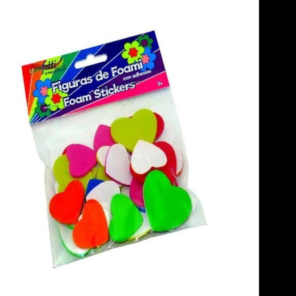 FIGURAS FOAMI CADH. CORAZONES 1021 E12 C144